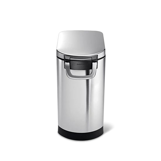 Cos pentru hrana animale, inox, 30 L - simplehuman