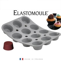 Forma silicon pentru 12 mini-briose, 23,5 x 17,5 cm - de Buyer