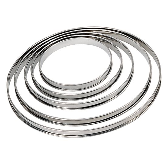 Forma tarta, inox, 16 cm - de Buyer