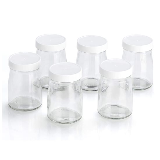 Set 6 borcane sticla pentru YM400E, 125 ml - Cuisinart