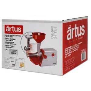 Set storcator electric rosii, cu accesoriu tocat carne, "Artus", 550W - Cibustek