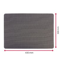 Suport farfurii (napron), 43 x 30 cm, Taupe, "Terra" - Saleen