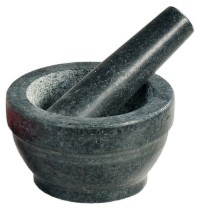 Mojar cu pistil, granit, 16 cm - Kesper