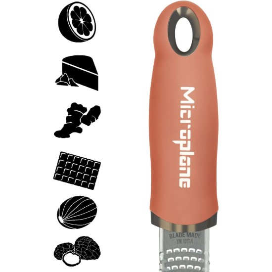 Razatoare clasica, inox chirurgical, 32,5 cm, Cinnamon Orange - Microplane