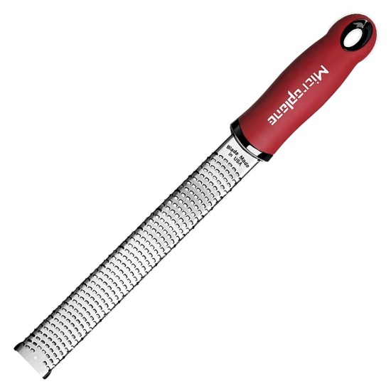 Razatoare clasica, inox chirurgical, 32,5 cm, Pomegranate Red - Microplane