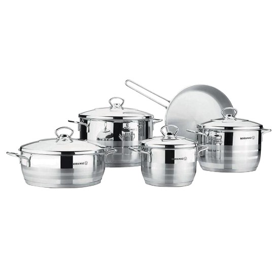 Set oale, inox, 9 piese, "Astra" - Korkmaz