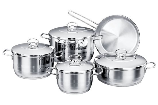 Set oale, inox, 9 piese, "Astra" - Korkmaz