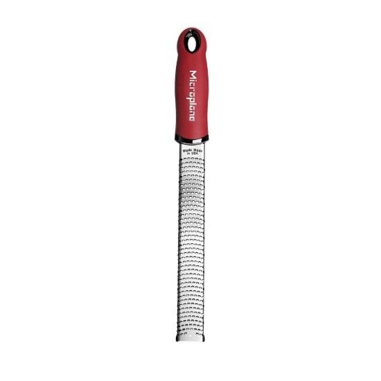 Razatoare clasica, inox chirurgical, 32,5 cm, Pomegranate Red - Microplane