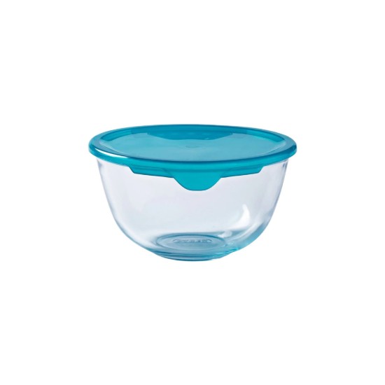 Bol cu capac, sticla termorezistenta, 17cm/1,1L - PYREX