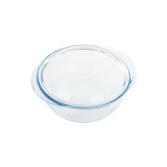 Set 3 caserole rotunde, cu capac, din sticla termorezistenta - PYREX