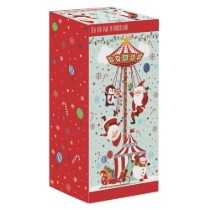 Set servire ceai, portelan, "SANTA'S CAROUSEL" - Nuova R2S