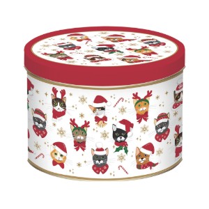 Cana portelan, 350ml, "CHRISTMAS FRIENDS CATS" - Nuova R2S
