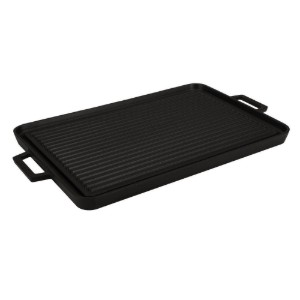Grill reversibil, fonta, 29x44 cm - LAVA
