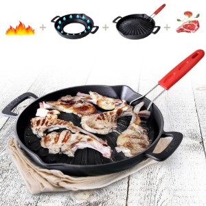 Tigaie grill, fonta, 32cm - LAVA