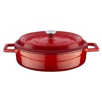 Cratita fonta, 24cm/2,47L "Trendy", Rosu - LAVA