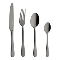 Set tacamuri inox, 16 piese, "Windsor", Negru - Grunwerg