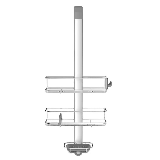 Suport ajustabil pentru cabina dus, aluminiu anodizat - simplehuman