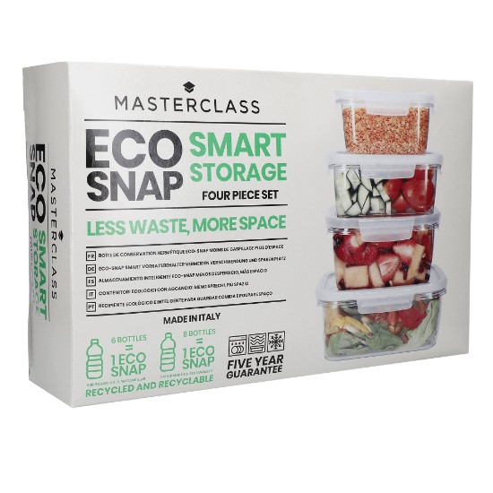 Set 4 caserole Eco Smart Snap, "Master Class" - Kitchen Craft