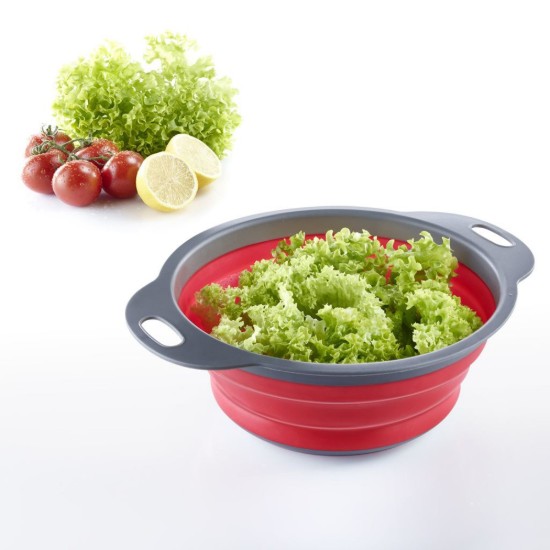 Strecuratoare pliabila, plastic, 22 cm, "Maxi", Rosu - Westmark