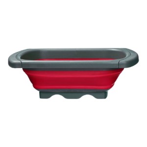 Strecuratoare extensibila, plastic, 39x26 cm, Rosu - Westmark