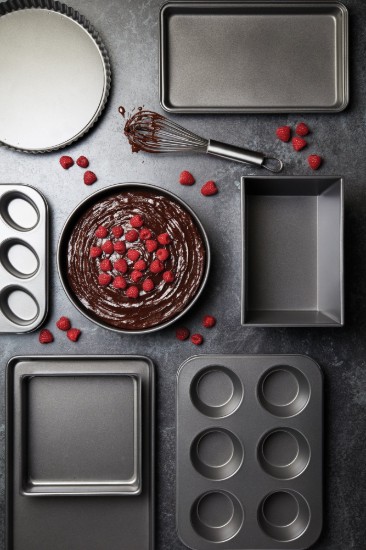 Tava pentru 6 briose, otel, 35 x 26 cm - MasterClass