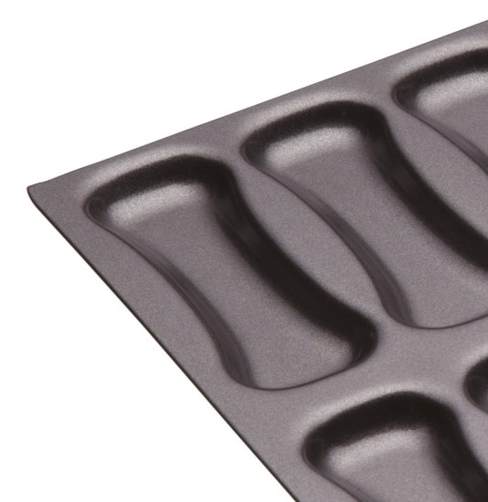 Tava pentru ecleruri, otel, 31 x 16,5 cm, "MasterClass" - Kitchen Craft