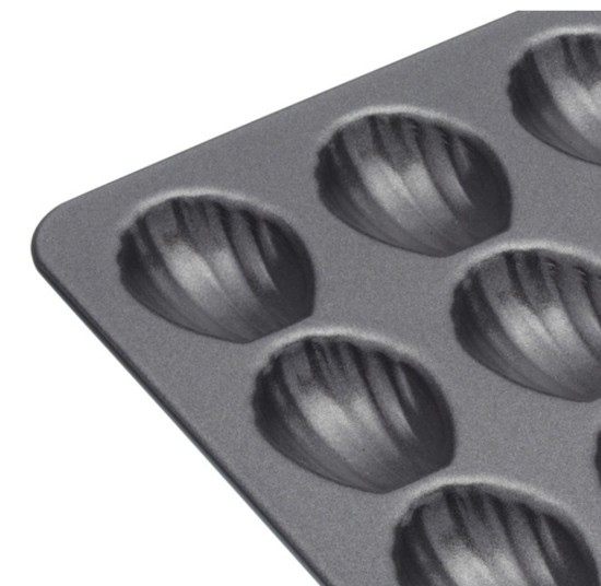 Tava 24 mini-madlene, otel-carbon, 27 x 21 cm, "MasterClass" - Kitchen Craft
