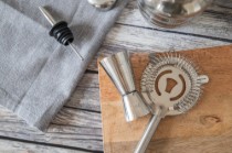 Pahar dublu masura pentru cocktail, 25/50 ml, inox, argintiu - BarCraft