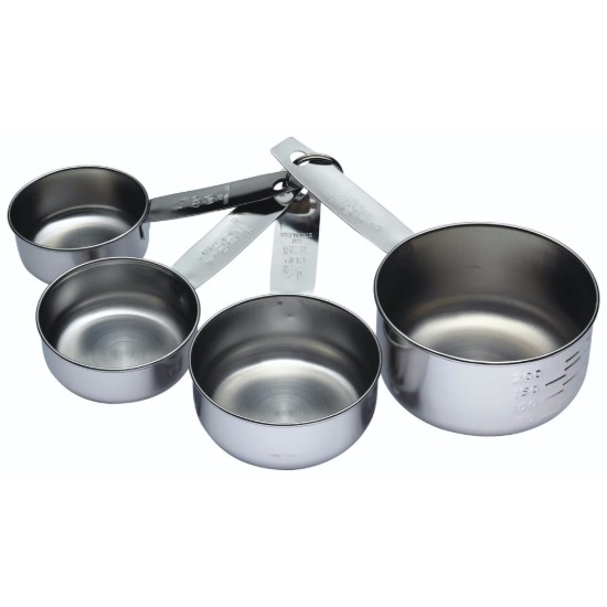 Set 4 linguri de masurare, inox - Kitchen Craft