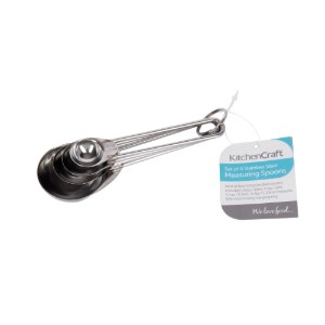 Set 4 linguri de masurare, inox - Kitchen Craft