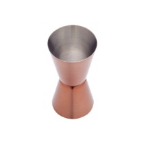 Pahar dublu masura pentru cocktail, inox, 25/50 ml, Cupru, "Bar Craft" - Kitchen Craft