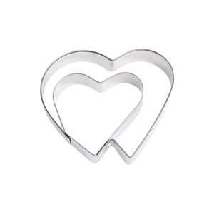 Forma cutter, inox, 6,5 cm, "Double heart" - Westmark