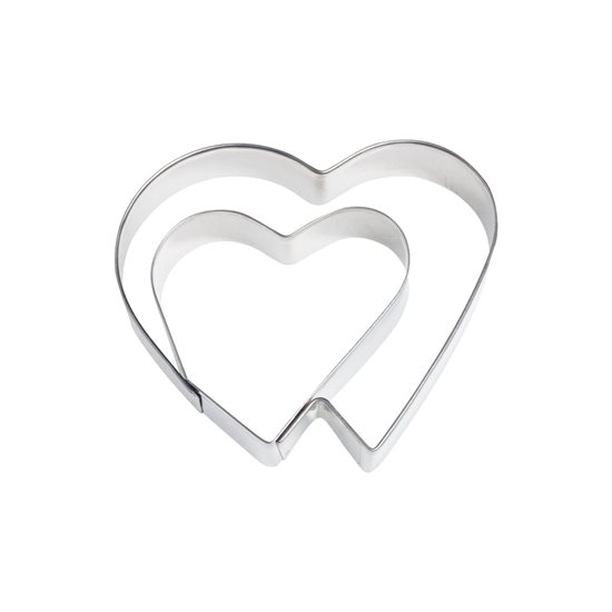 Forma cutter pentru biscuiti, 6,5cm, "Double heart" - Westmark