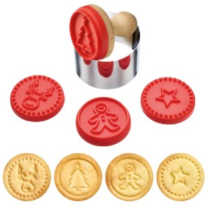 Set stampile biscuiti, 6 piese, silicon - Westmark