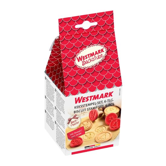 Set stampile biscuiti, 6 piese, silicon - Westmark