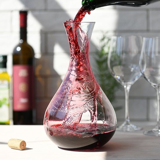 Decantor vin, sticla cristalina, 1,8L, "Harmony" - Krosno