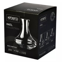 Decantor vin, sticla cristalina, 1,8L, "Inel" - Krosno