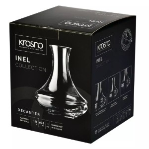 Decantor vin, sticla cristalina, 1,8L, "Inel" - Krosno