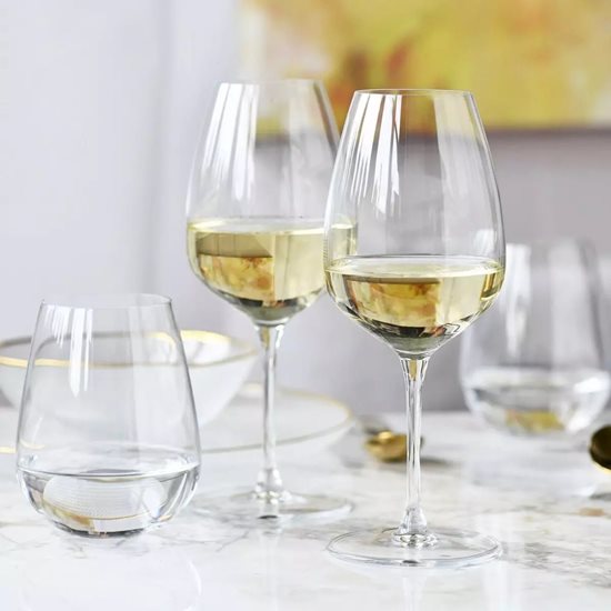 Set 2 pahare vin alb, sticla cristalina, 460ml, "Duet" - Krosno