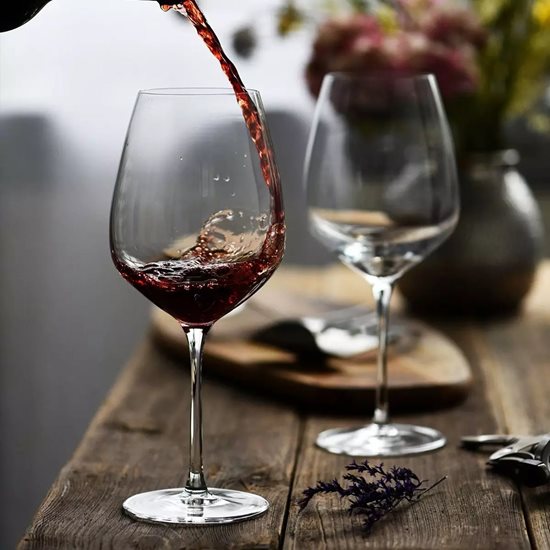 Set 2 pahare vin Pinot Noir, sticla cristalina, 700ml, "Duet" - Krosno