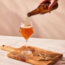 Set 6 pahare bere, sticla cristalina, 420ml, "Avant-Garde" - Krosno