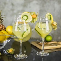 Set 6 pahare bere, sticla cristalina, 420ml, "Avant-Garde" - Krosno