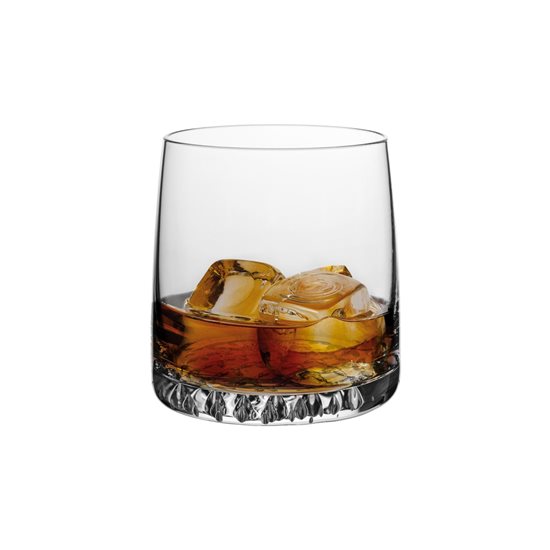 Set servire whisky, 7 piese, sticla cristalina, "Fjord" - Krosno