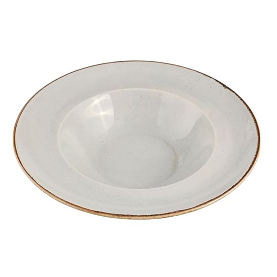 Farfurie adanca, portelan, 30cm, "Seasons", Gri - Porland