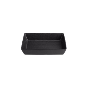 Farfurie mic dejun, portelan, 13x8,5cm, "Seasons", Negru - Porland