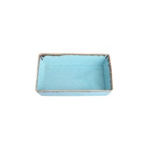 Farfurie mic dejun, portelan, 13x8,5cm, "Seasons", Turcoaz - Porland