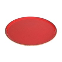 Farfurie portelan, 28cm, "Seasons", Rosu - Porland