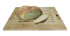 Tocator pentru paine, bambus, 40 x 28 cm, grosime 2 cm - Zokura