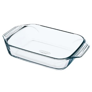 Vas dreptunghiular, din sticla termorezistenta, 2L - PYREX