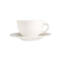 Ceasca pentru ceai cu farfurioara, portelan, 215ml, " Ethos Smoky" - Porland
